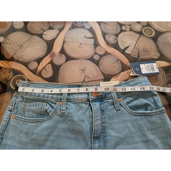 Universal Thread Vintage Straight Distressed Light Wash Denim Jeans 10/30R - Picture 5 of 10